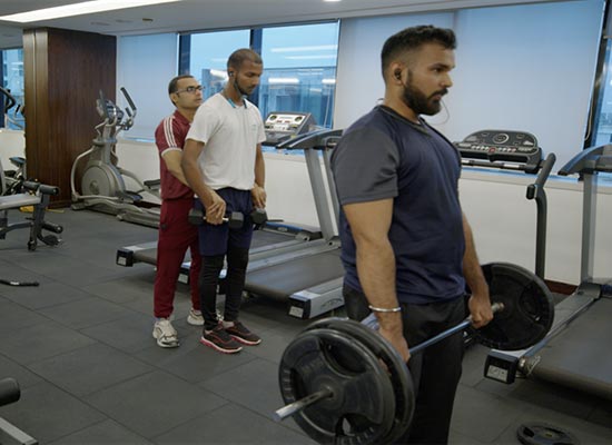 Well equiped gymnasium for holistic health @ 63 moons