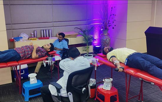 Blood Donation at 63Moons