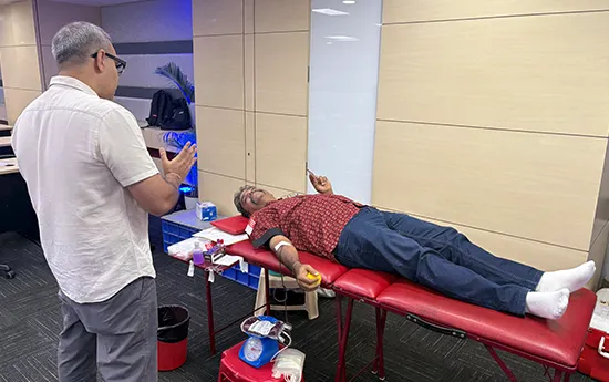 Blood Donation at 63Moons
